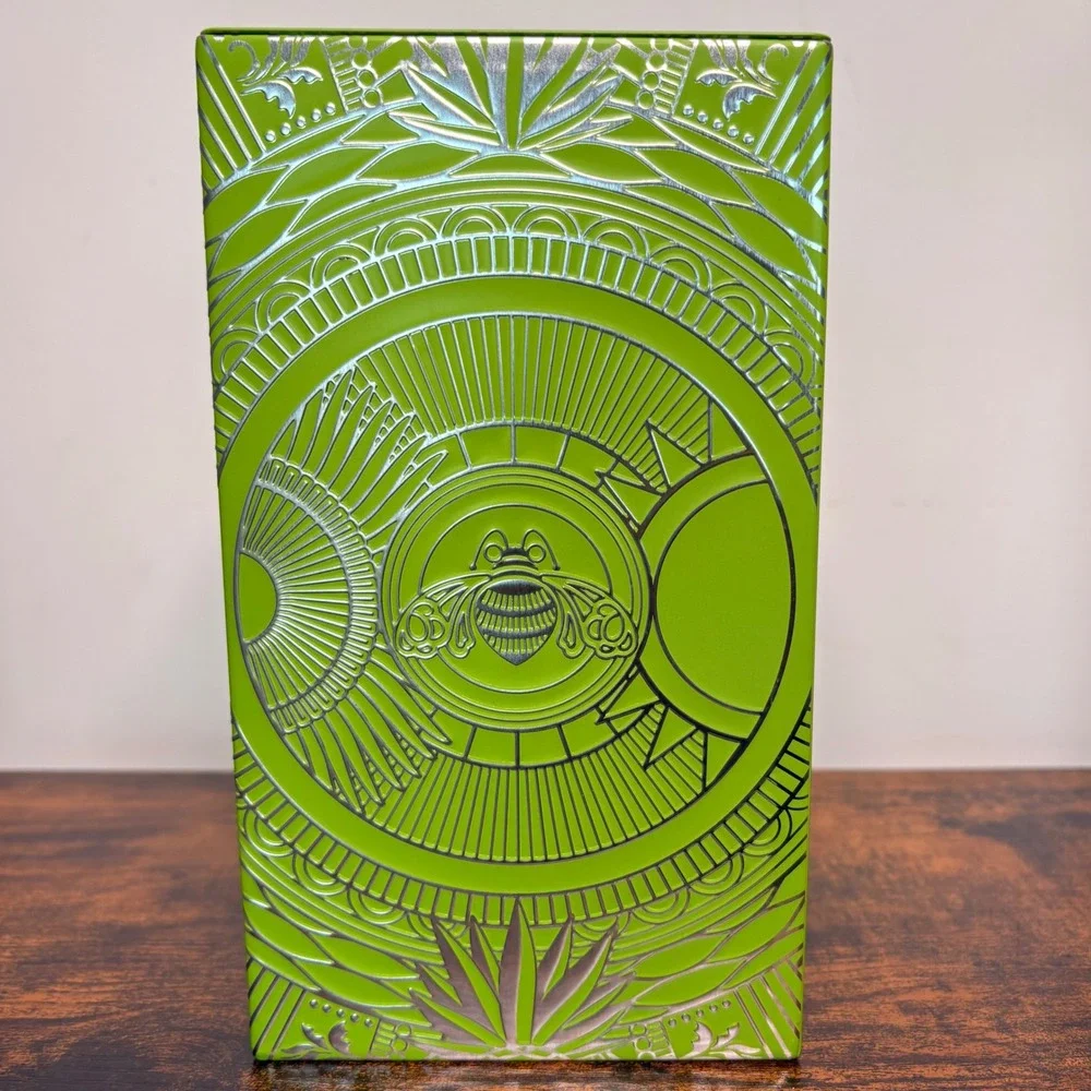 Patron Silver Tequila Limited Edition Tin Bottle Holder Green Silver 750ml Box